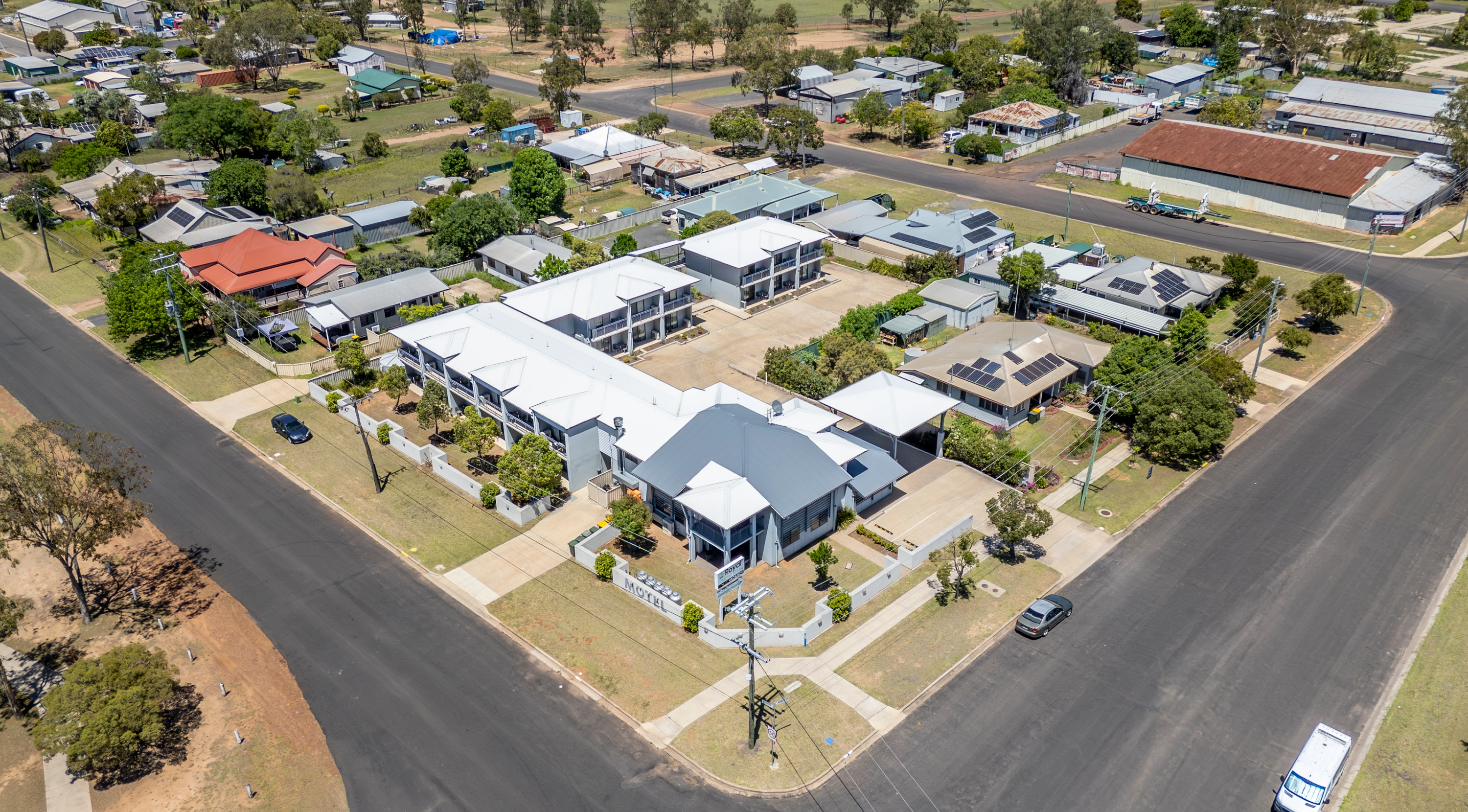 Motel Drone View